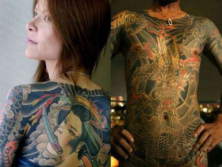 few days ago which was held in Singapore, There are some Yakuza Tattoos.